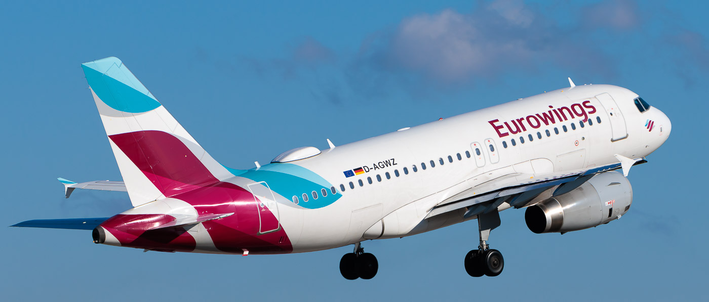 D-AGWZ - Eurowings Airbus A319