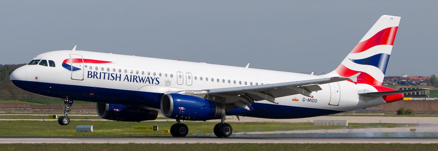 G-MIDO - British Airways Airbus A320