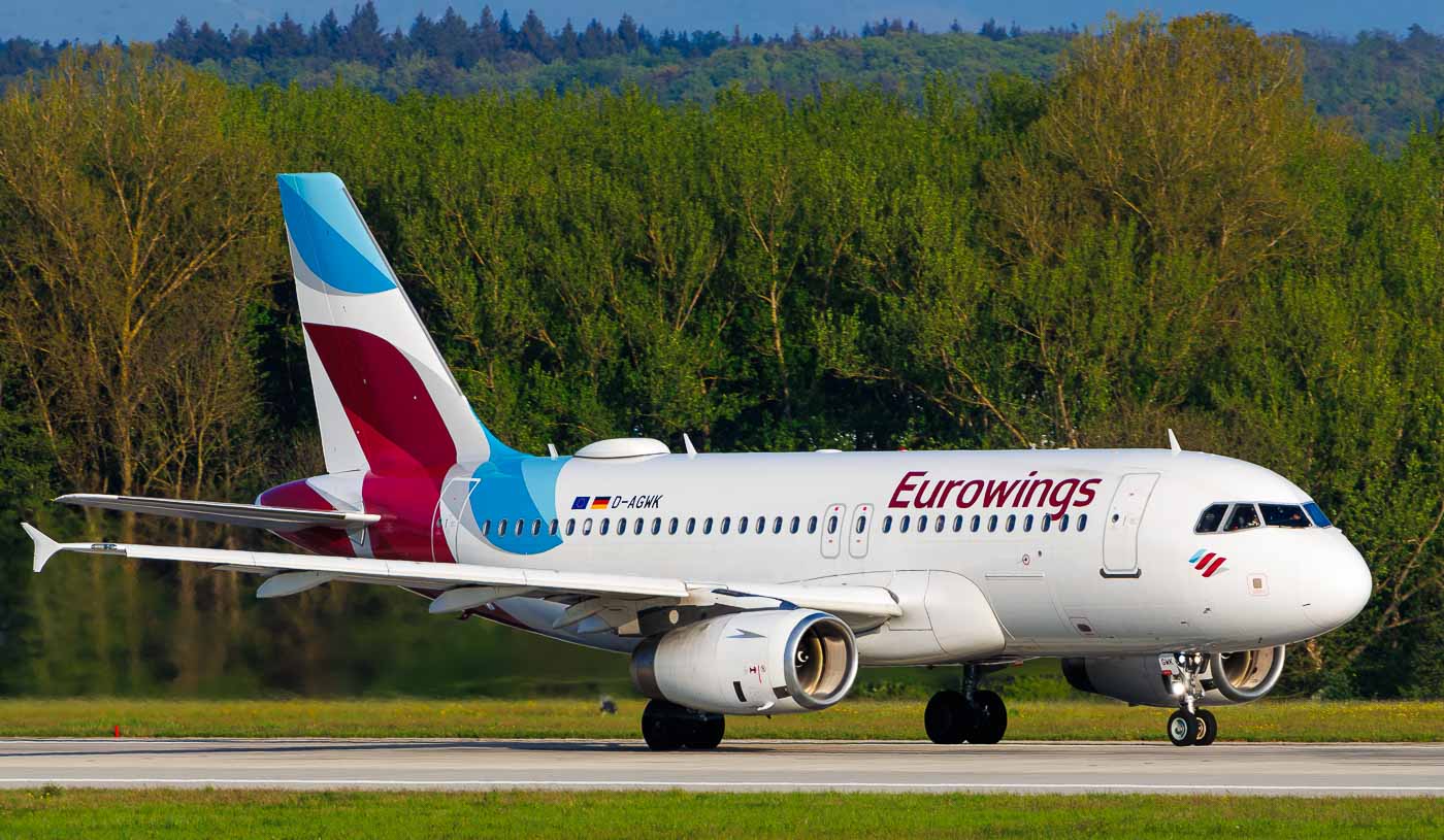 D-AGWK - Eurowings Airbus A319