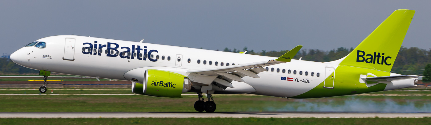 YL-ABL - airBaltic Bombardier CS300