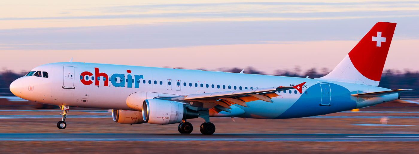 HB-JOK - Chair Airlines Airbus A320