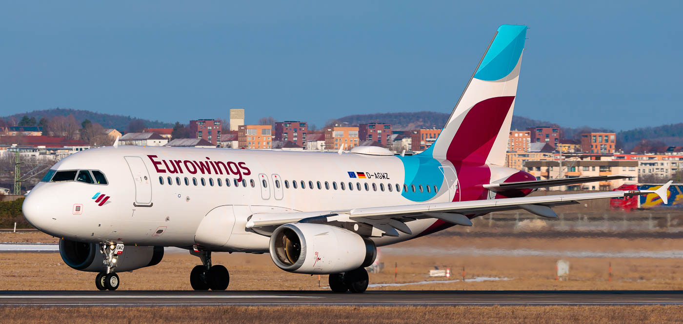 D-AGWZ - Eurowings Airbus A319