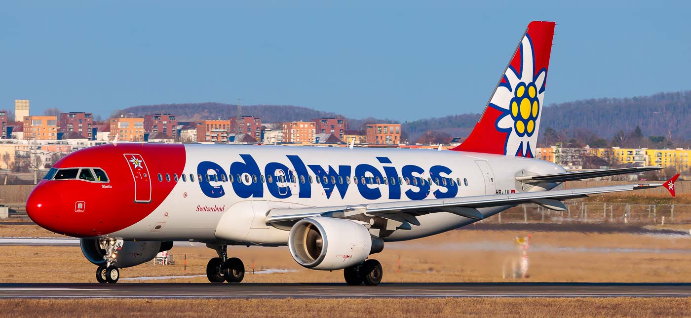 HB-JJL - Edelweiss Air Airbus A320
