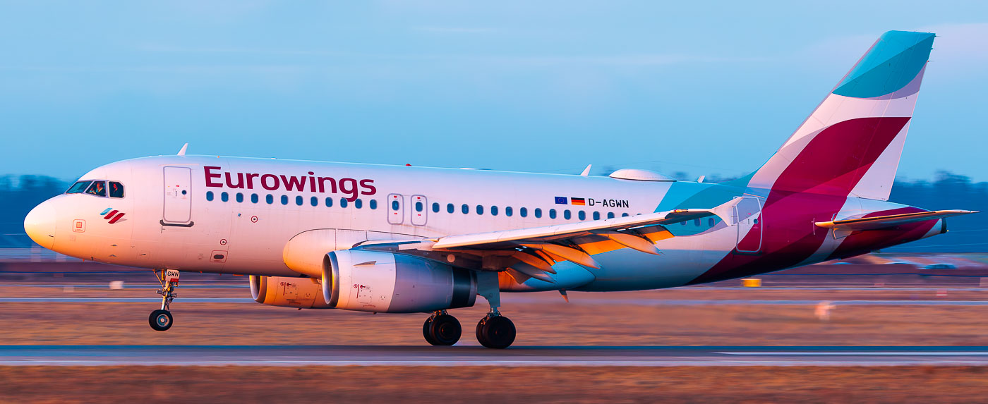 D-AGWN - Eurowings Airbus A319