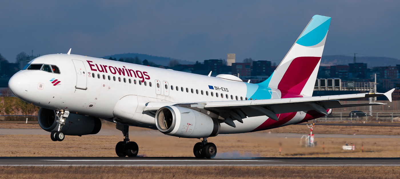 9H-EXS - Eurowings Airbus A319