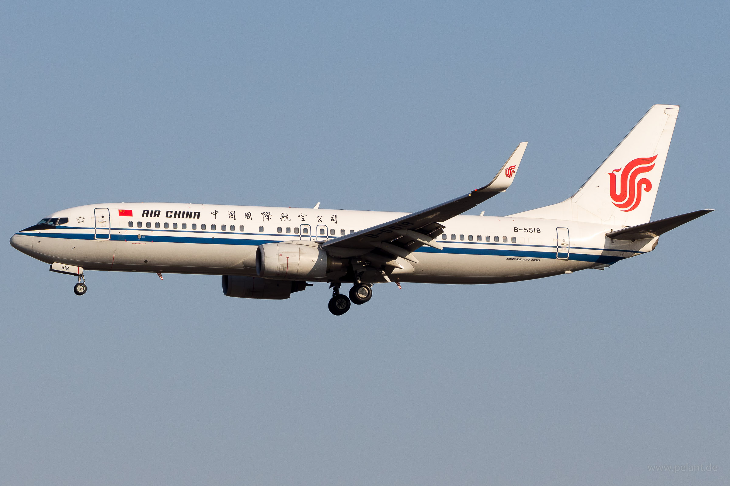 B-5518 Air China Boeing 737-89L in Peking / PEK
