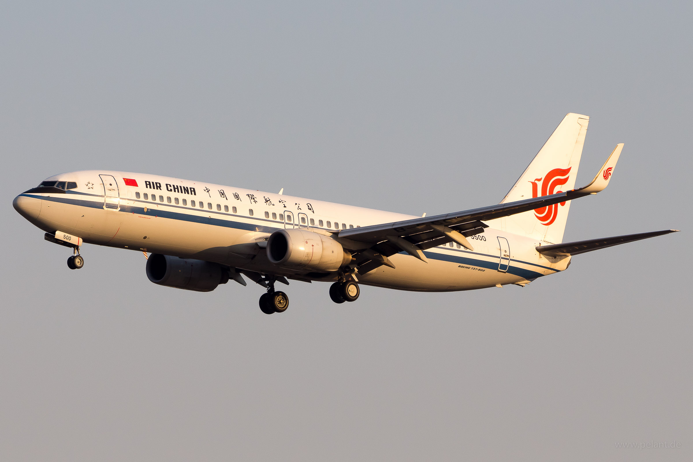 B-5500 Air China Boeing 737-89L in Peking / PEK