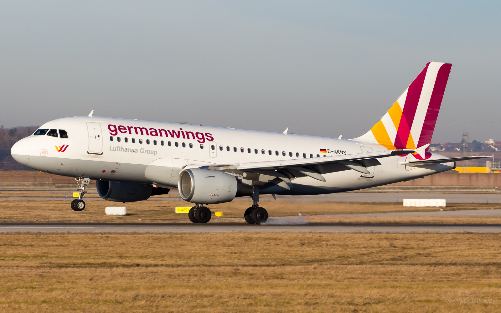 D-AKNS Germanwings Airbus A319-112 in Stuttgart / STR