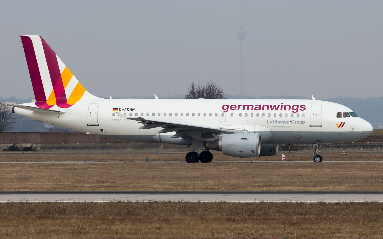 D-AKNH Germanwings Airbus A319-112 in Stuttgart / STR