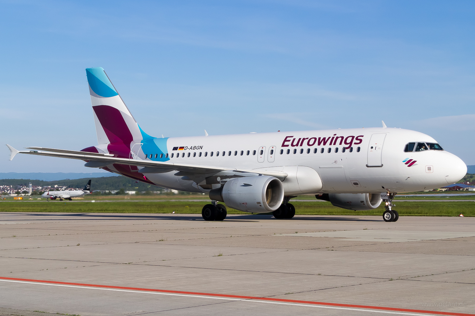 D-ABGN Eurowings Airbus A319-112 in Stuttgart / STR