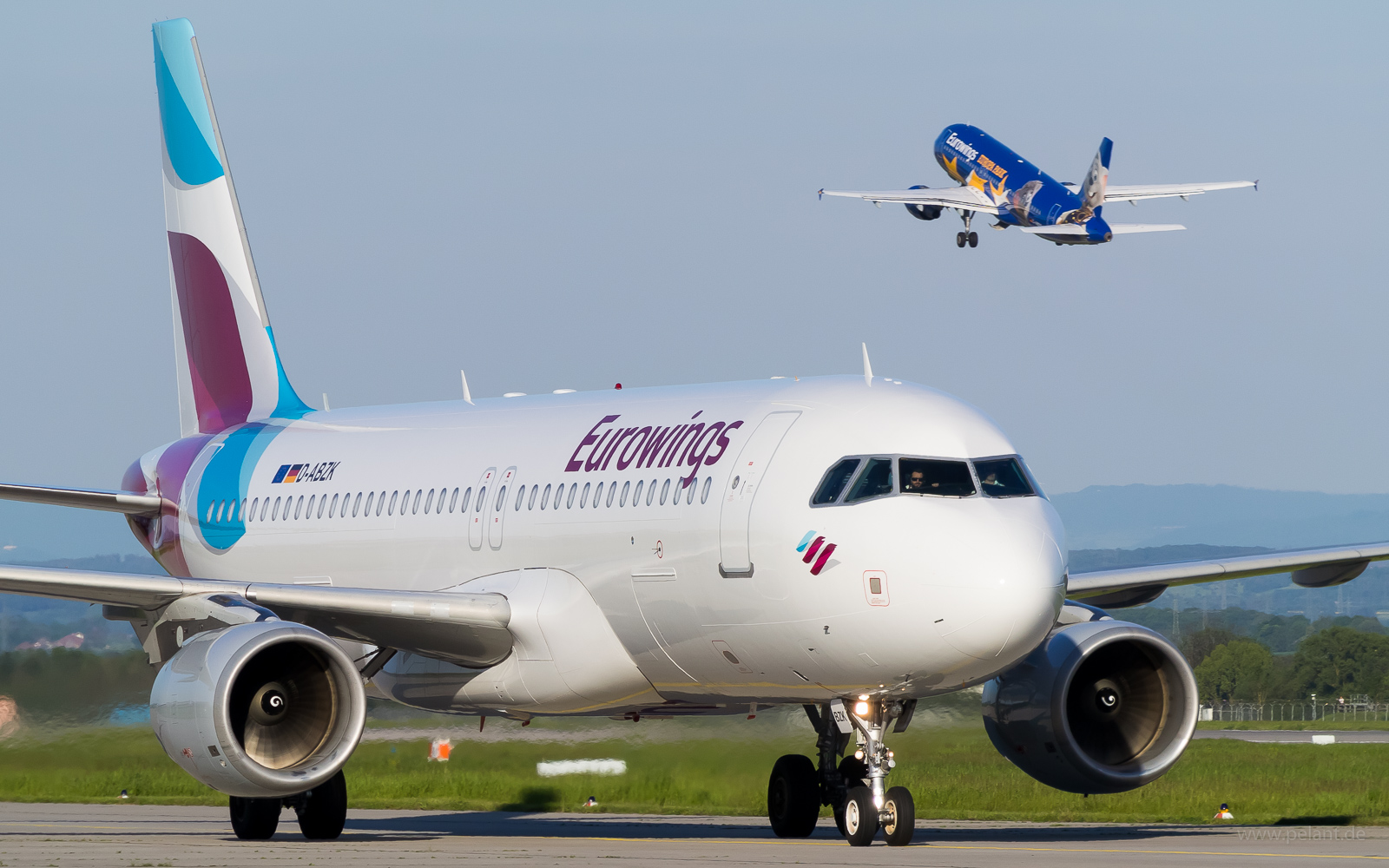 D-ABZK Eurowings Airbus A320-216 in Stuttgart / STR