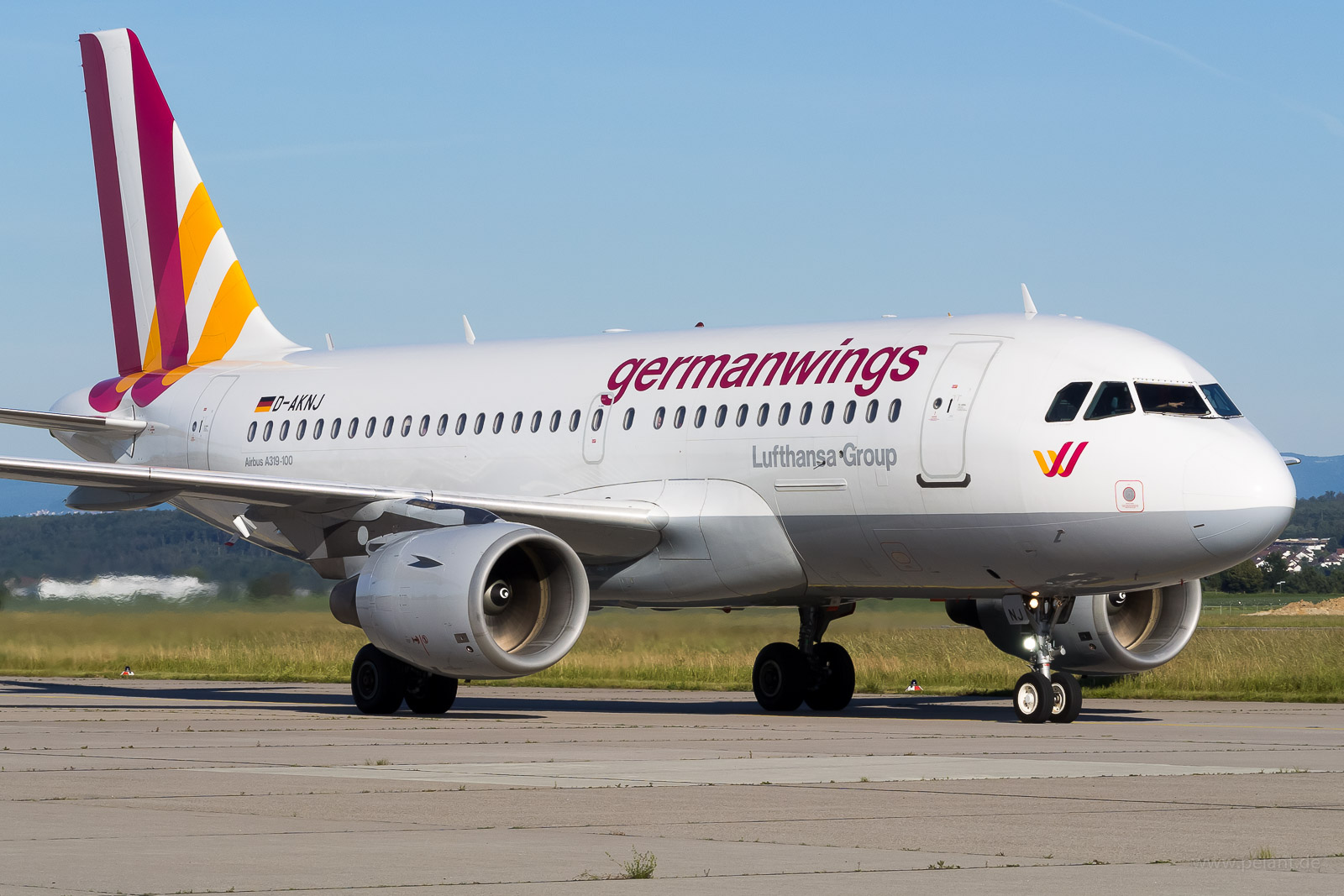 D-AKNJ Germanwings Airbus A319-112 in Stuttgart / STR