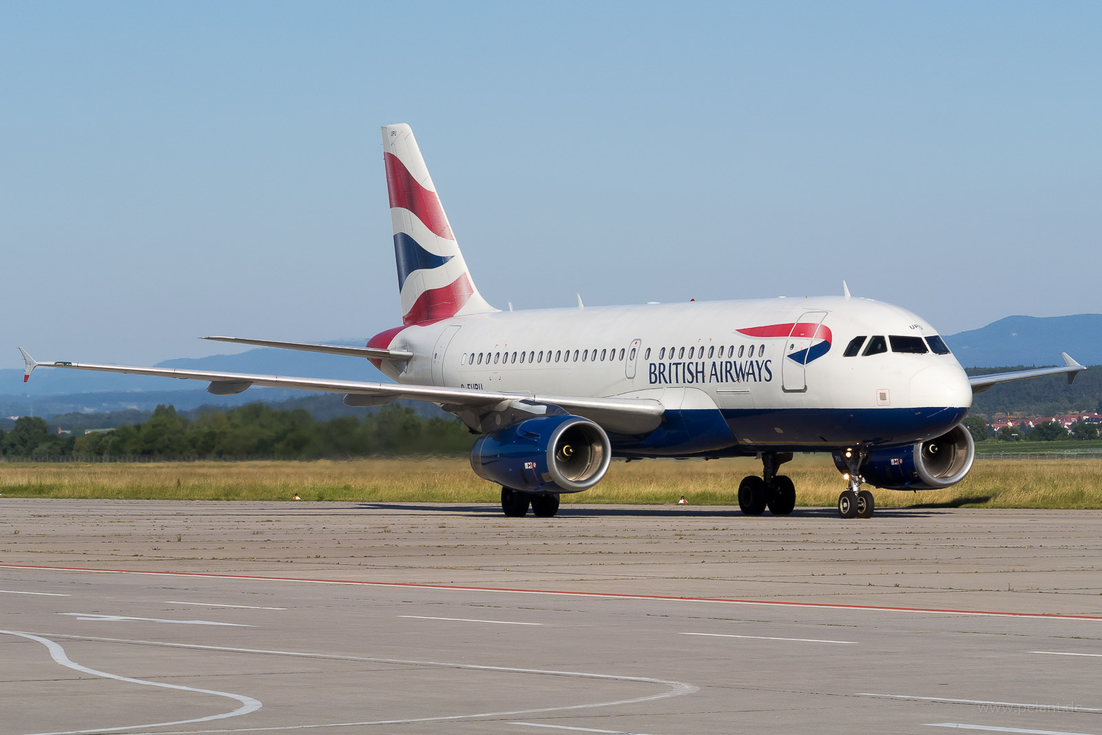 G-EUPU British Airways Airbus A319-131 in Stuttgart / STR