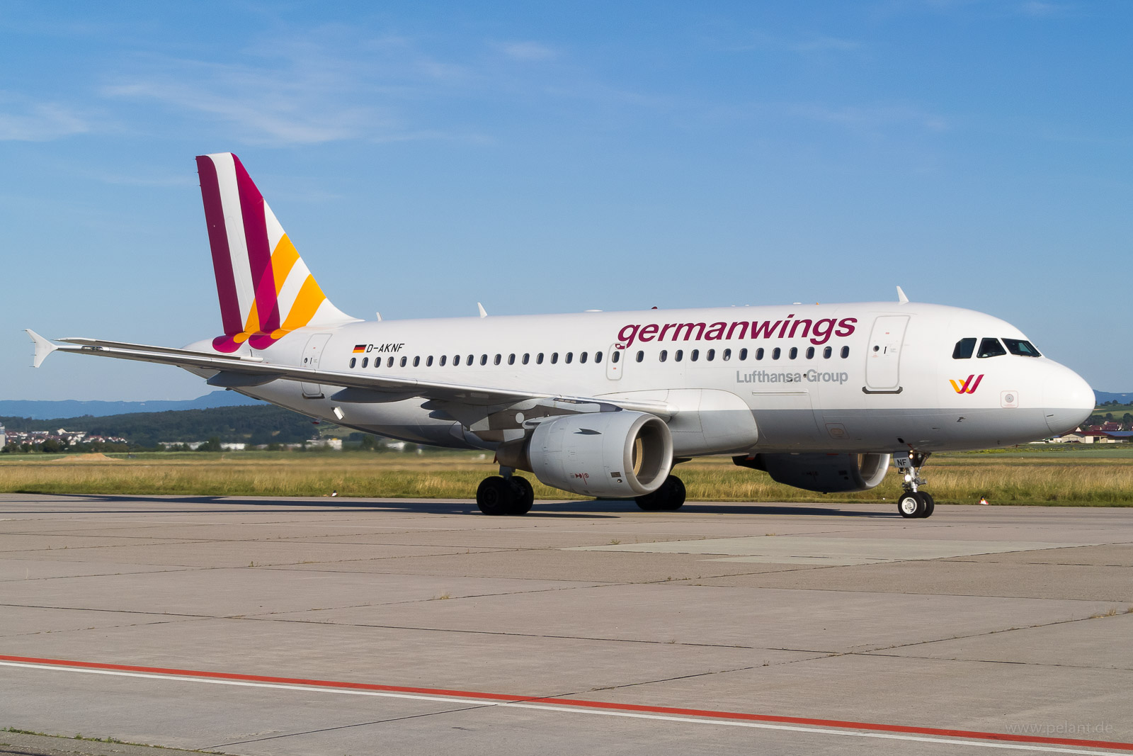 D-AKNF Germanwings Airbus A319-112 in Stuttgart / STR