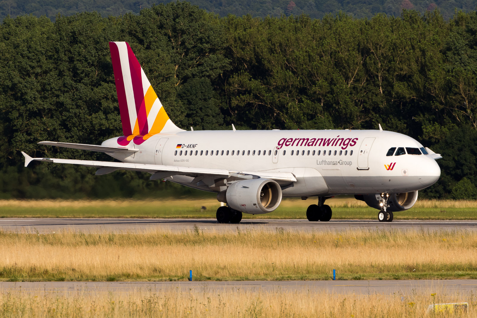 D-AKNF Germanwings Airbus A319-112 in Stuttgart / STR