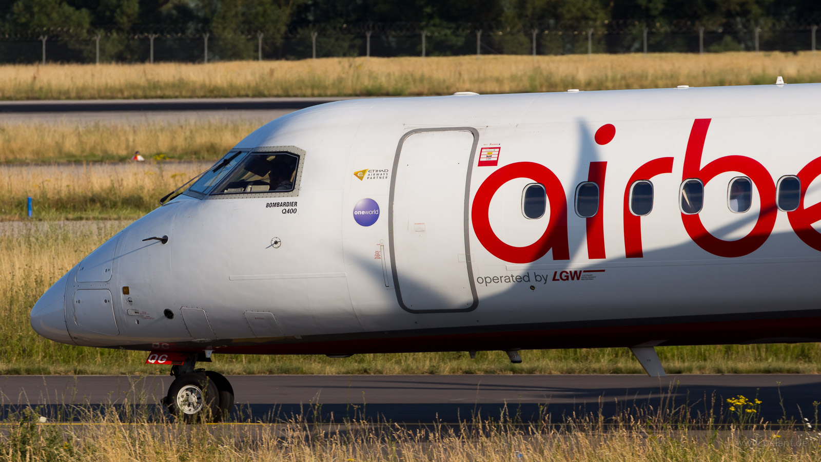 D-ABQG Air Berlin op. by LGW Dash 8Q-400 in Stuttgart / STR