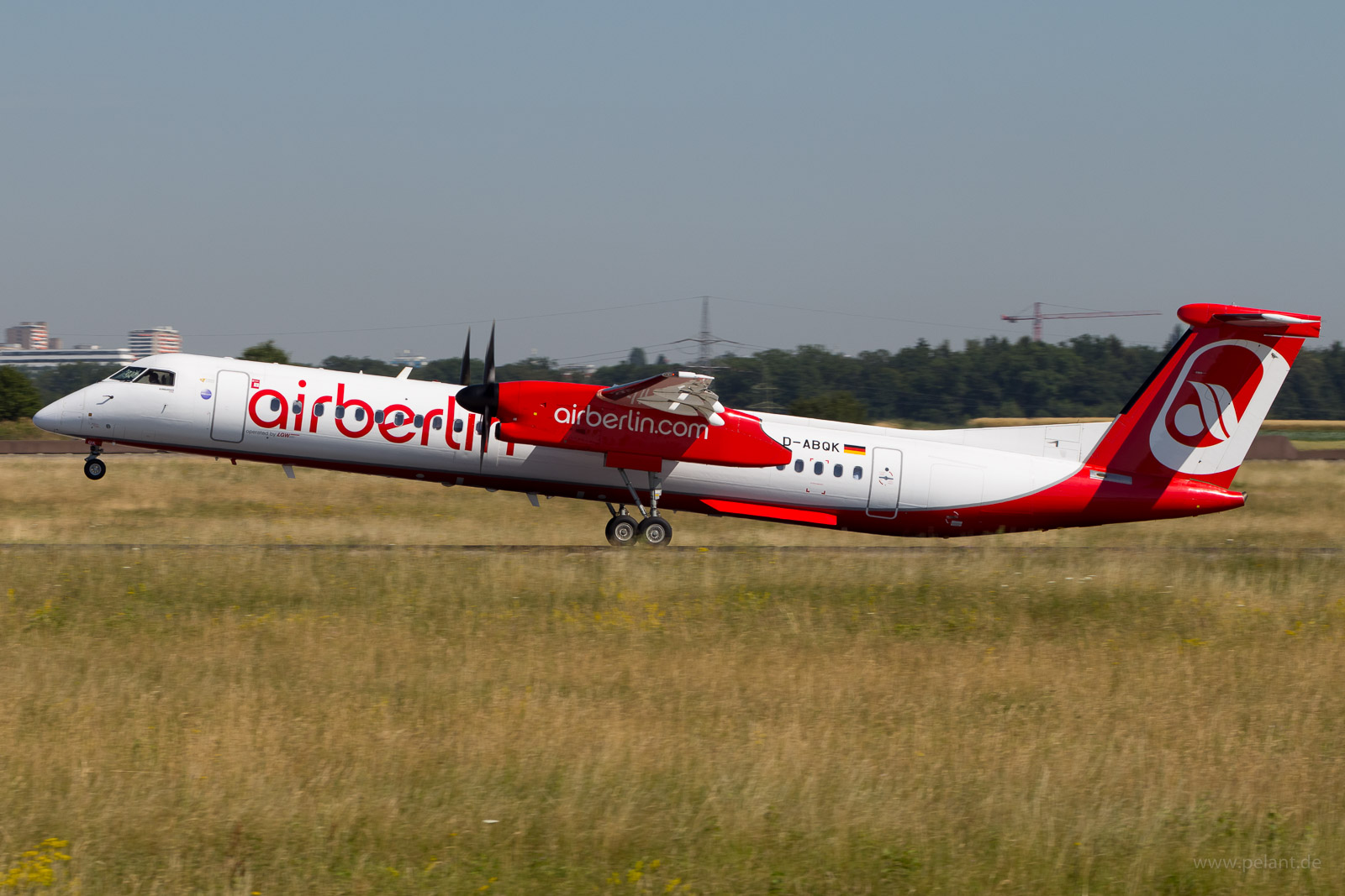 D-ABQK Air Berlin op. by LGW Dash 8Q-400 in Stuttgart / STR