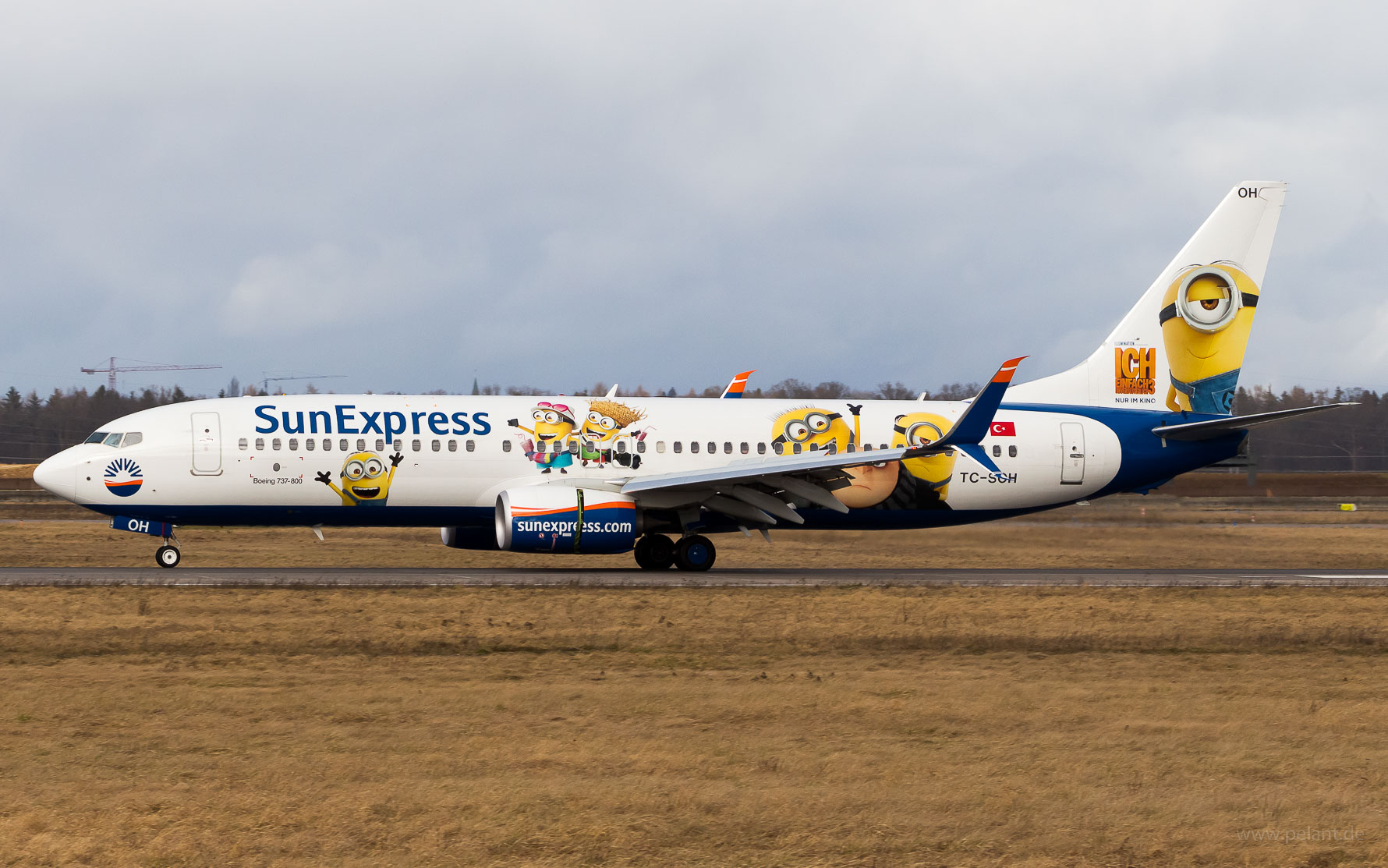 TC-SOH SunExpress Boeing 737-8HC in Stuttgart / STR (Minions Livery)