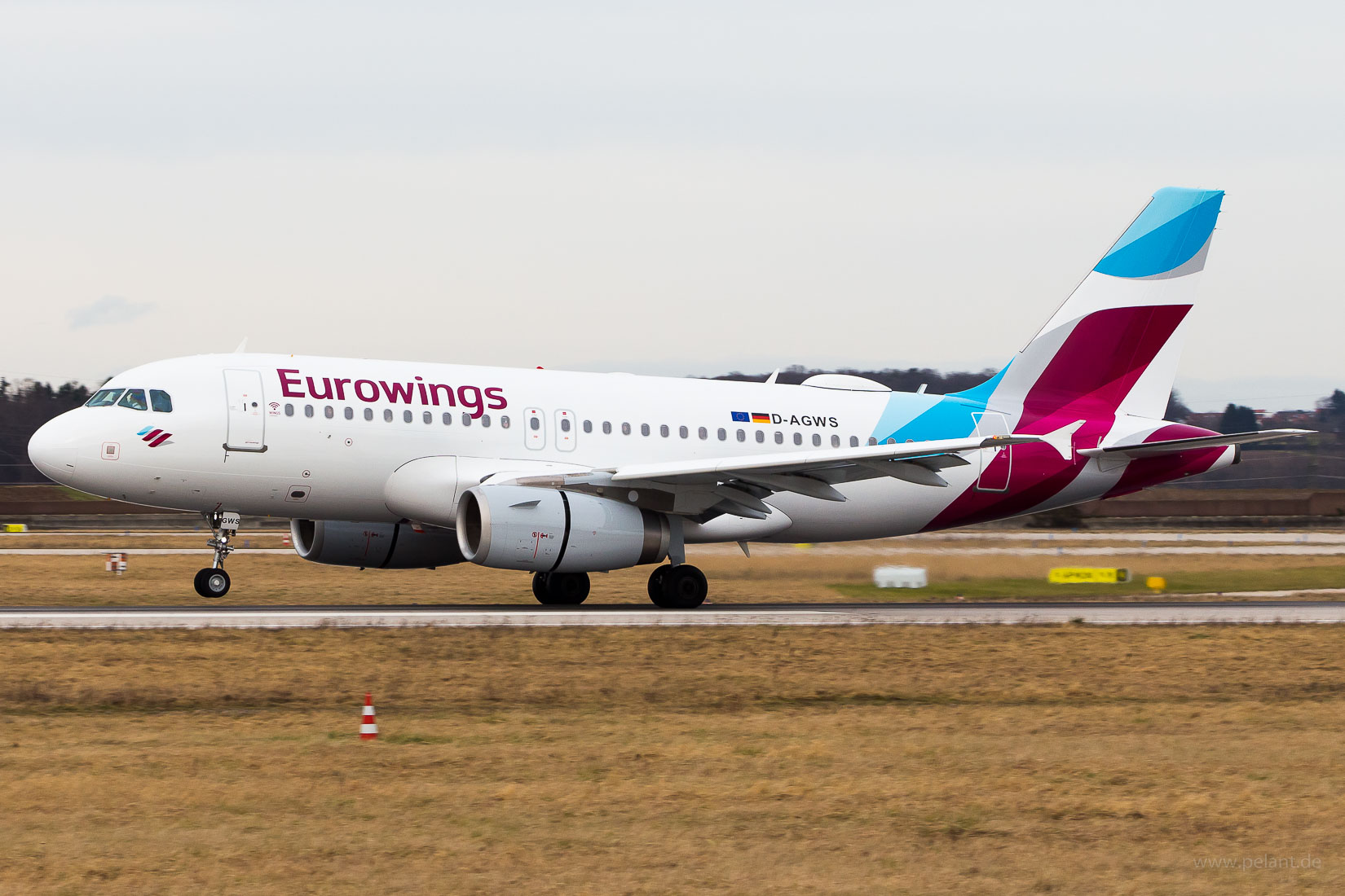 D-AGWS Eurowings Airbus A319-132 in Stuttgart / STR