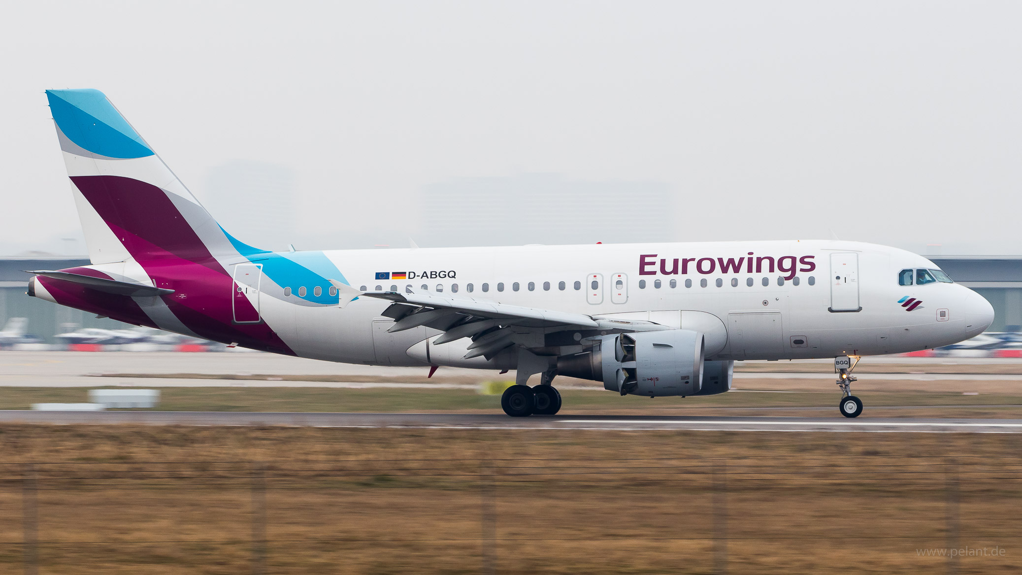 D-ABGQ Eurowings Airbus A319-112 in Stuttgart / STR