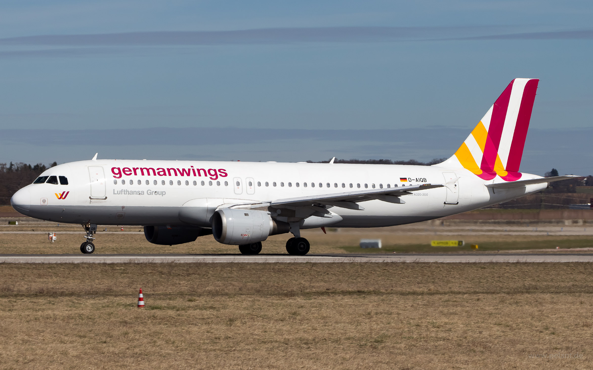 D-AIQB Germanwings Airbus A320-211 in Stuttgart / STR