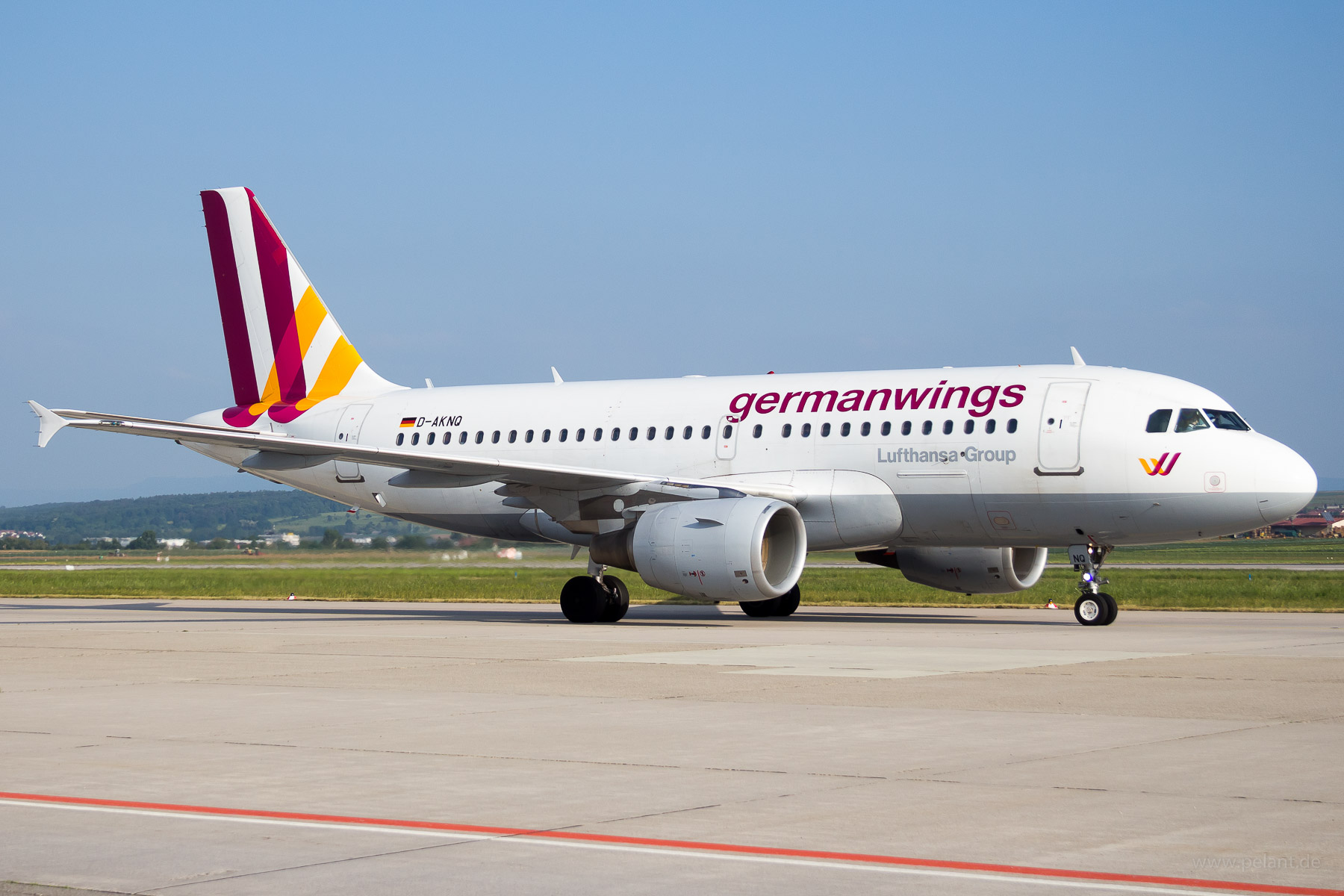 D-AKNQ Germanwings Airbus A319-112 in Stuttgart / STR