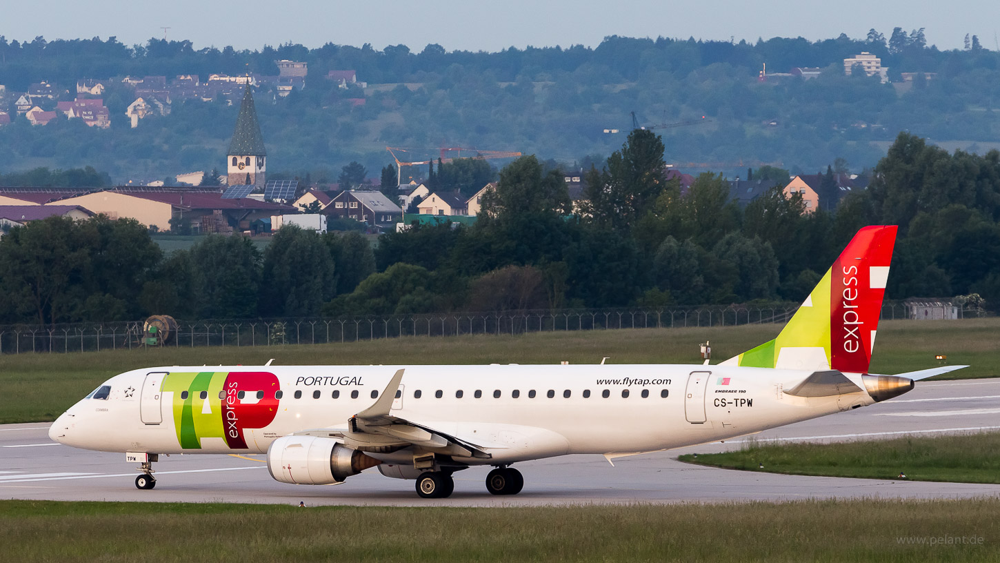 CS-TPW TAP Express Embraer ERJ-190LR in Stuttgart / STR