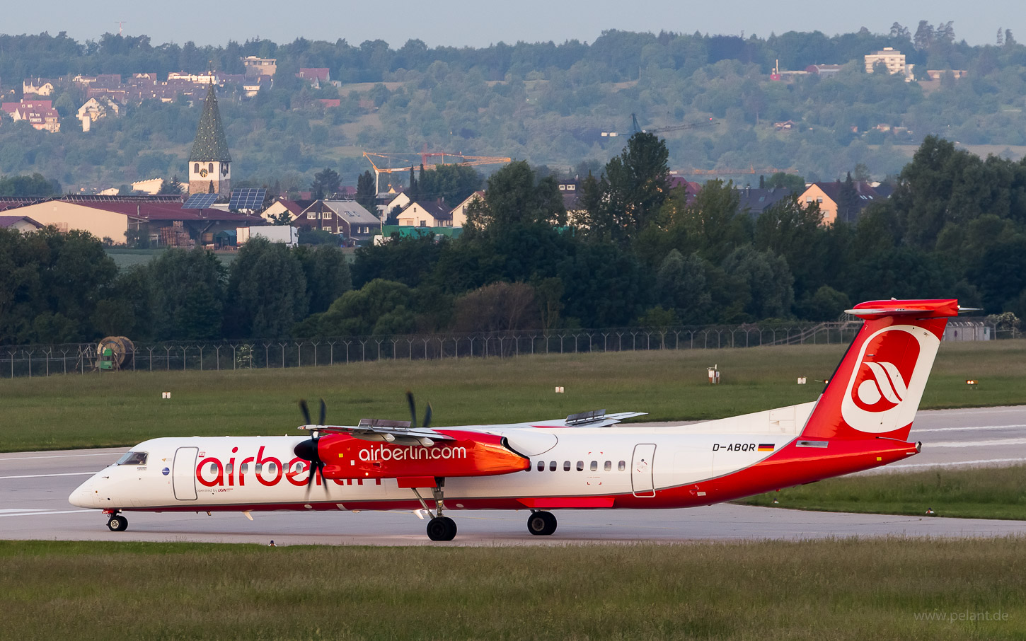D-ABQR Air Berlin op. by LGW Dash 8Q-400 in Stuttgart / STR