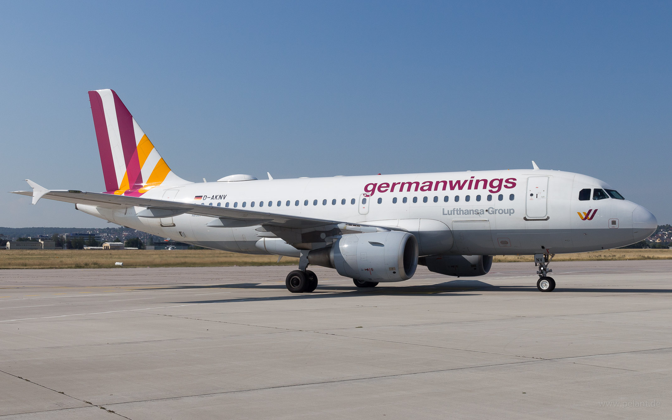 D-AKNV Germanwings Airbus A319-112 in Stuttgart / STR