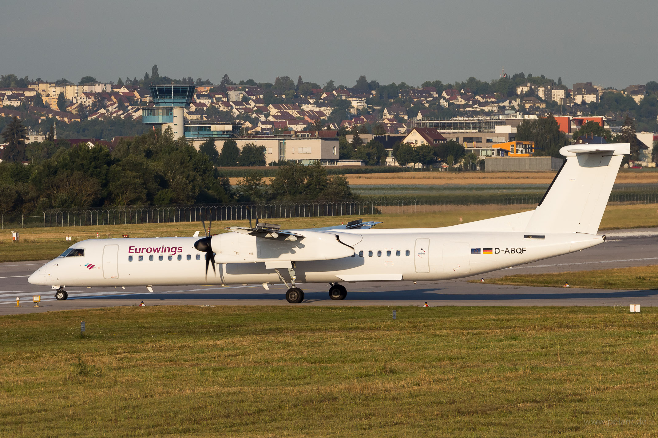 D-ABQF Eurowings Dash 8Q-400 in Stuttgart / STR