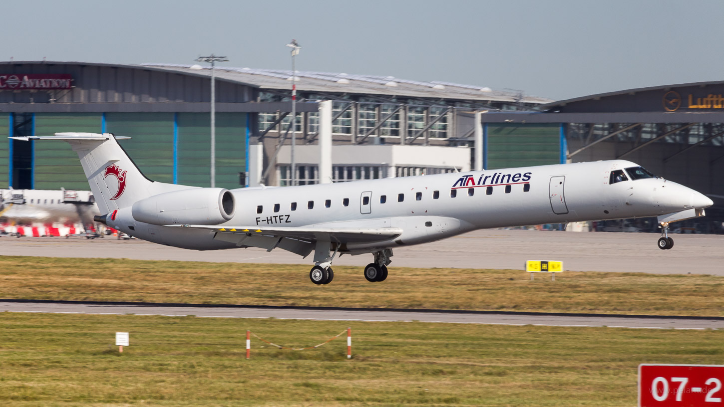 F-HTFZ ATA Airlines Embraer ERJ 145 Amazon in Stuttgart / STR