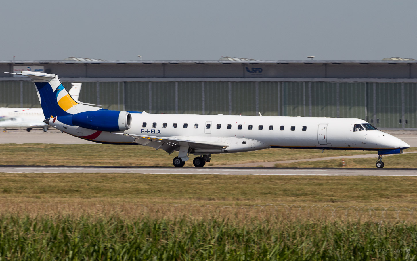 F-HELA ATA Airlines Embraer ERJ 145 Amazon in Stuttgart / STR