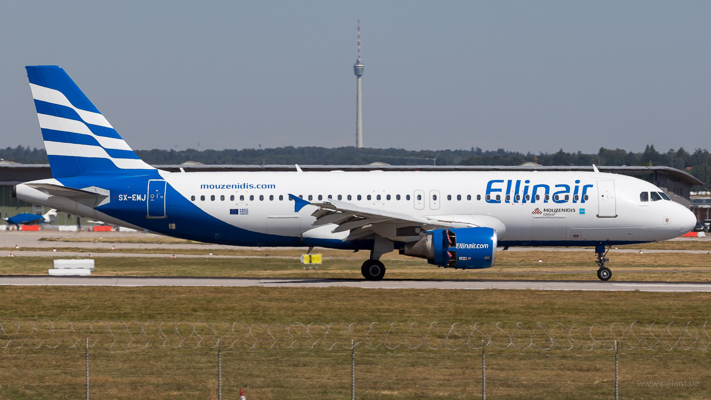 SX-EMJ Ellinair Airbus A320-214 in Stuttgart / STR