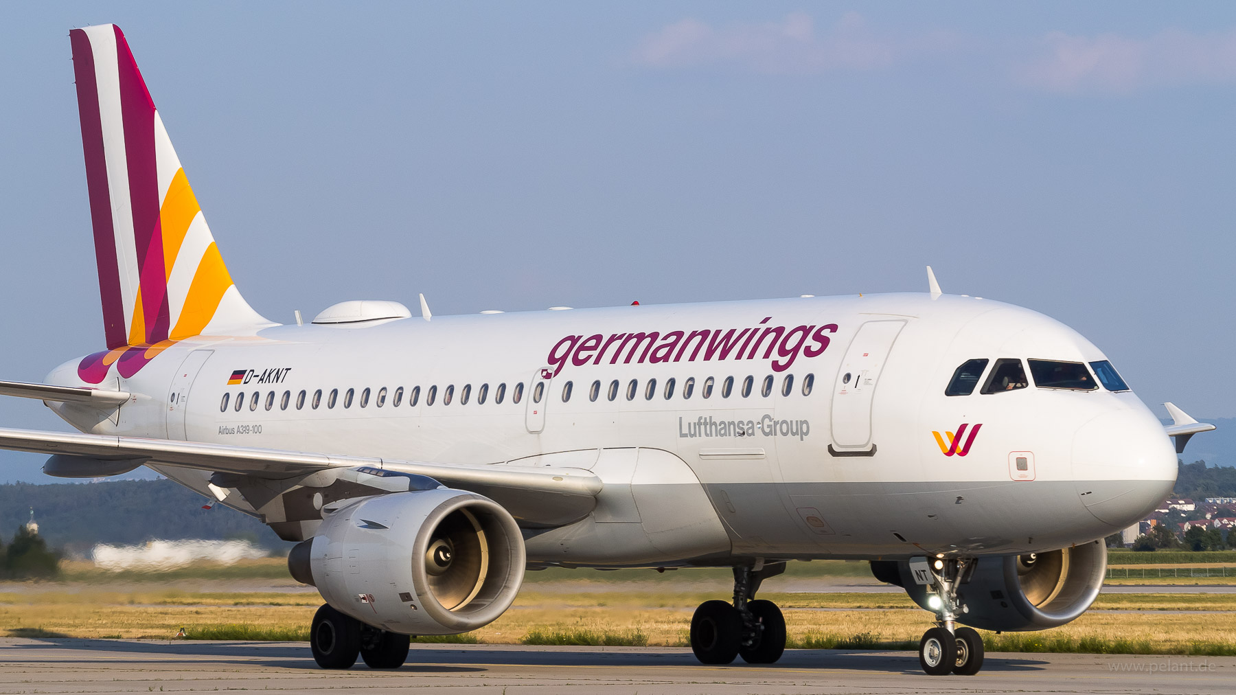 D-AKNT Germanwings Airbus A319-112 in Stuttgart / STR