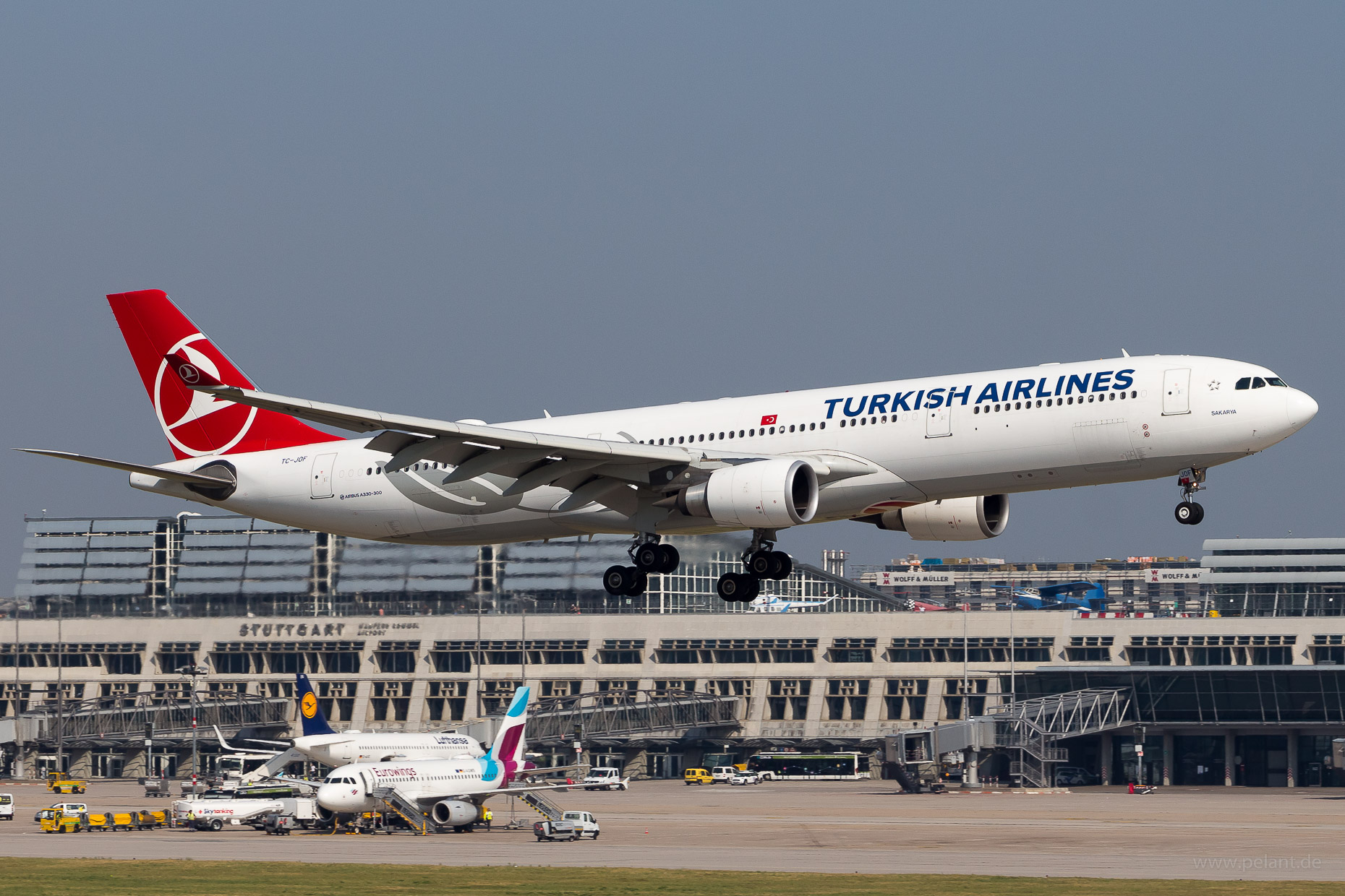 TC-JOF Turkish Airlines Airbus A330-303 in Stuttgart / STR