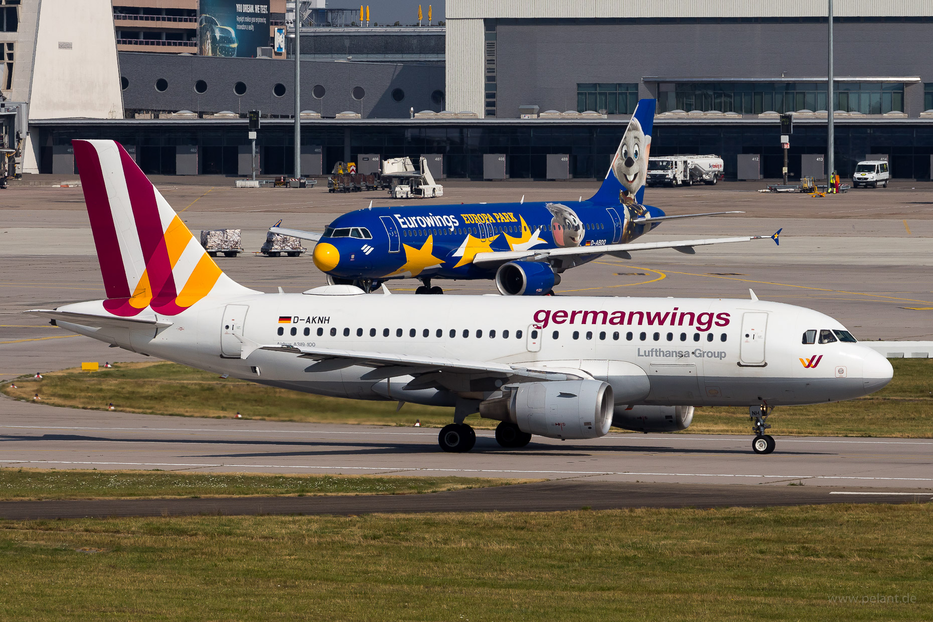 D-AKNH Germanwings Airbus A319-112 in Stuttgart / STR