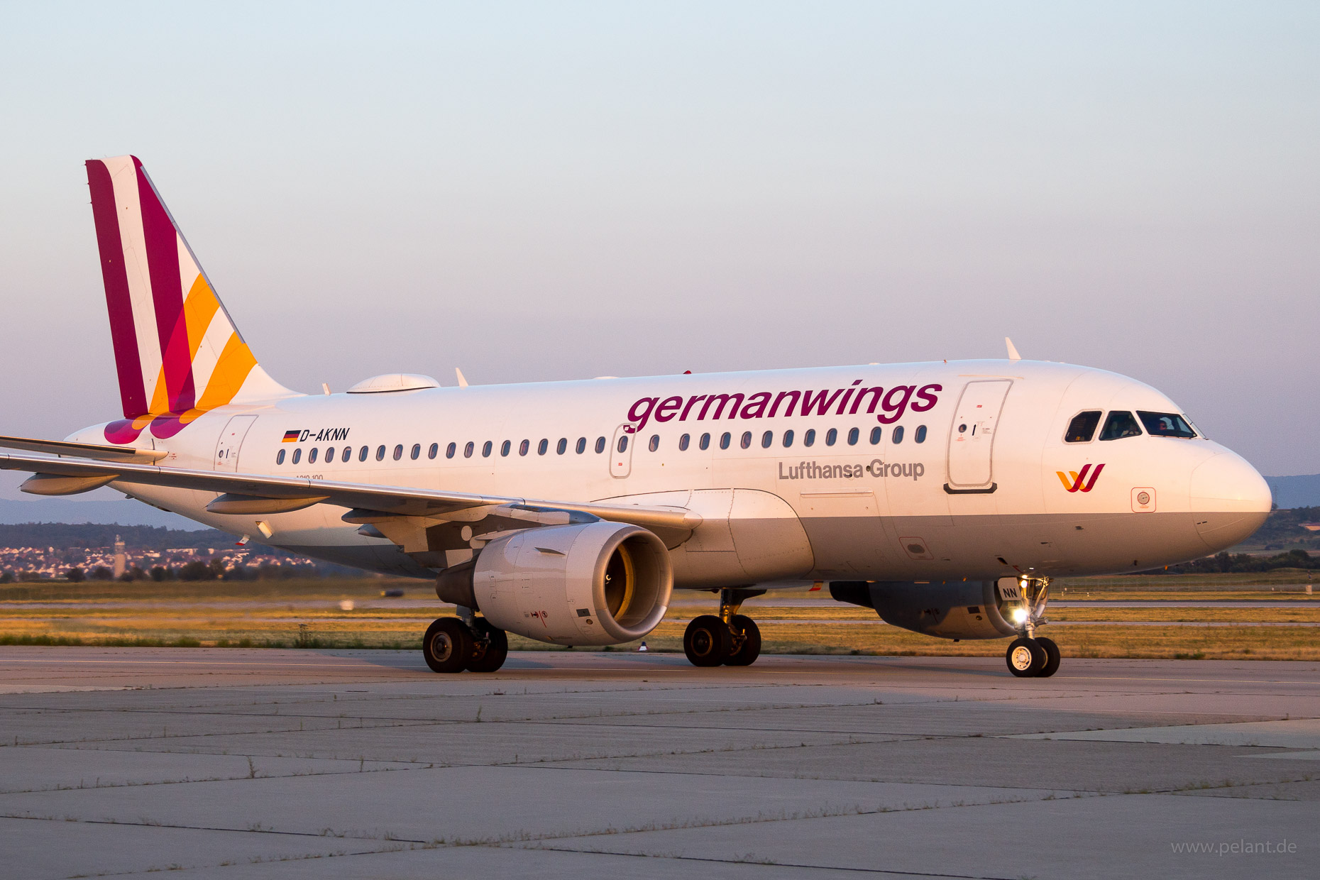 D-AKNN Germanwings Airbus A319-112 in Stuttgart / STR