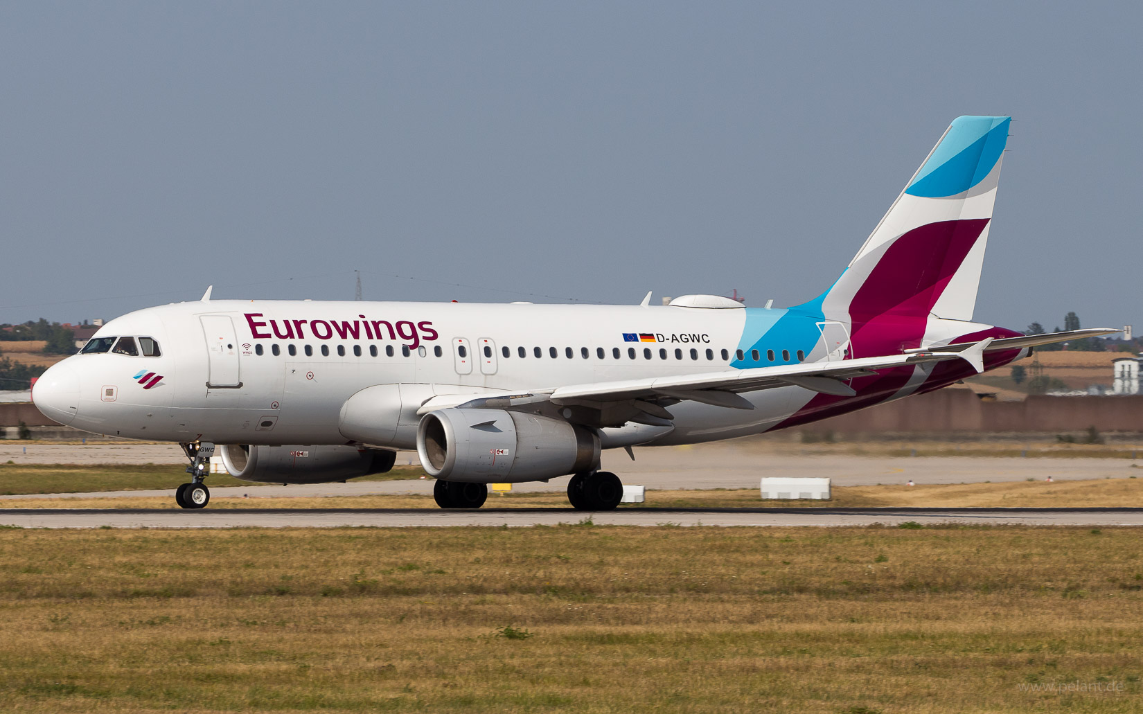D-AGWC Eurowings Airbus A319-132 in Stuttgart / STR