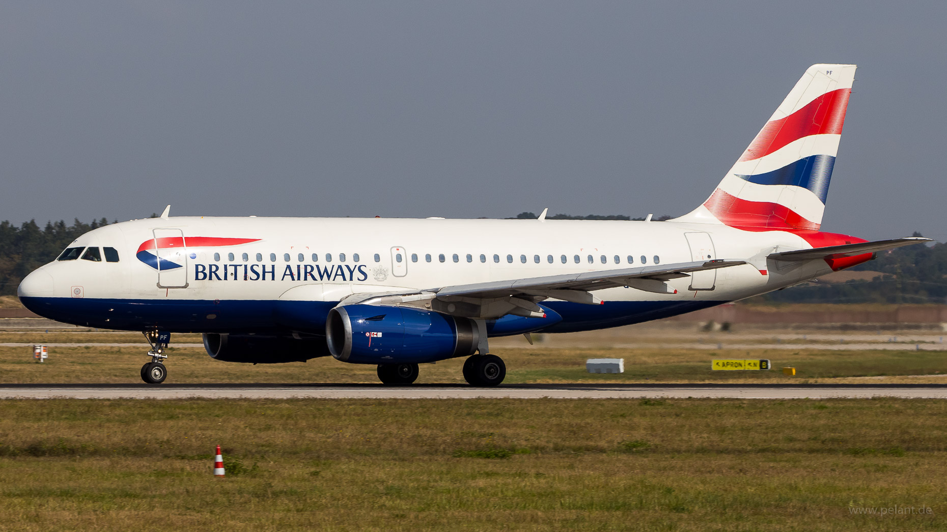 G-EUPF British Airways Airbus A319-131 in Stuttgart / STR