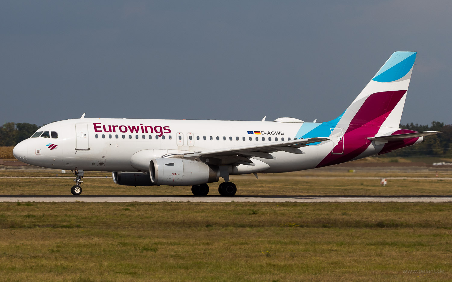 D-AGWB Eurowings Airbus A319-132 in Stuttgart / STR