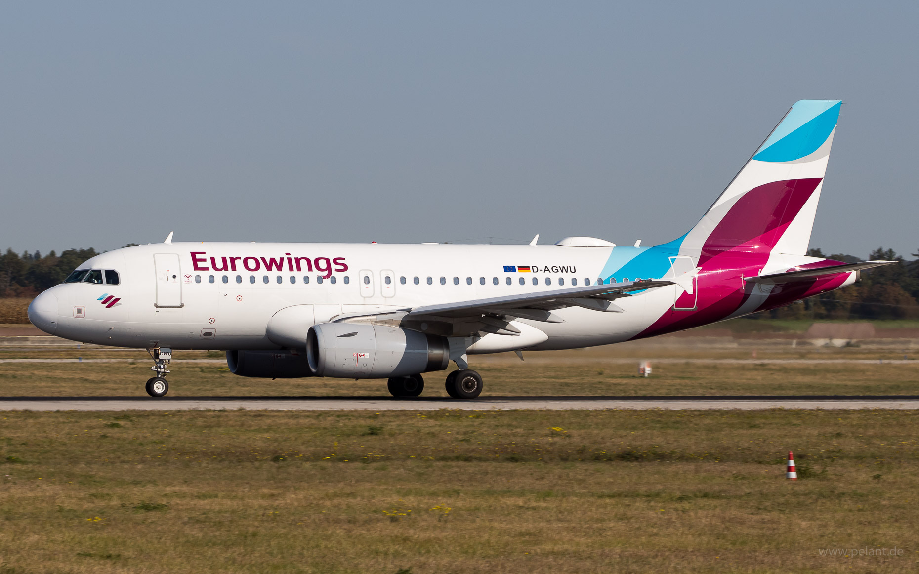 D-AGWU Eurowings Airbus A319-132 in Stuttgart / STR