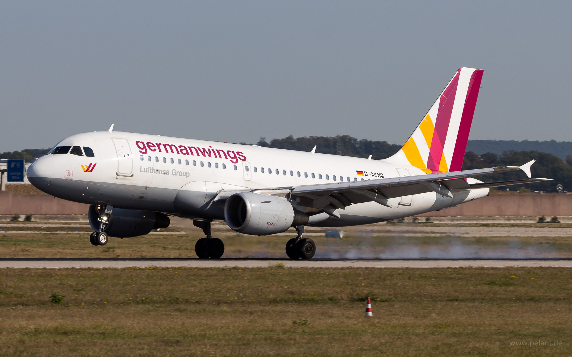 D-AKNQ Germanwings Airbus A319-112 in Stuttgart / STR