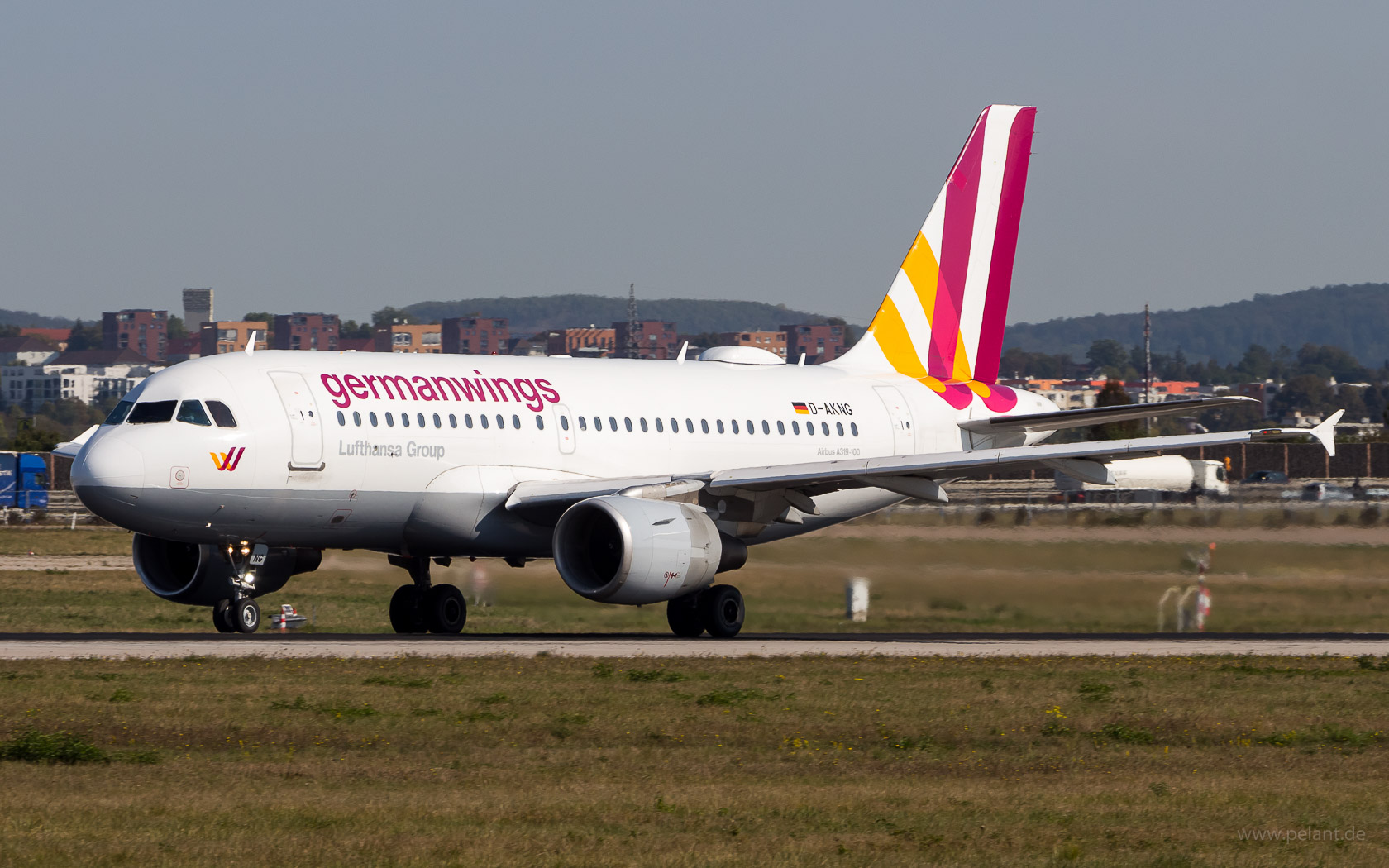 D-AKNG Germanwings Airbus A319-112 in Stuttgart / STR