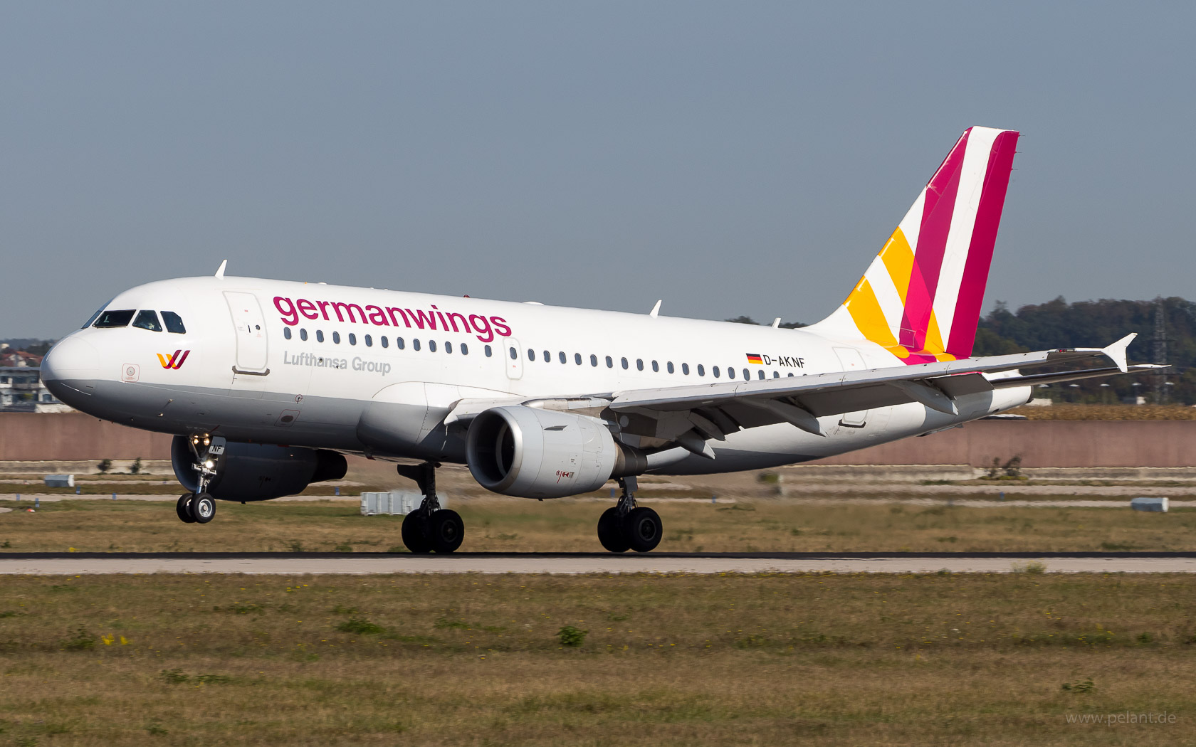 D-AKNF Germanwings Airbus A319-112 in Stuttgart / STR