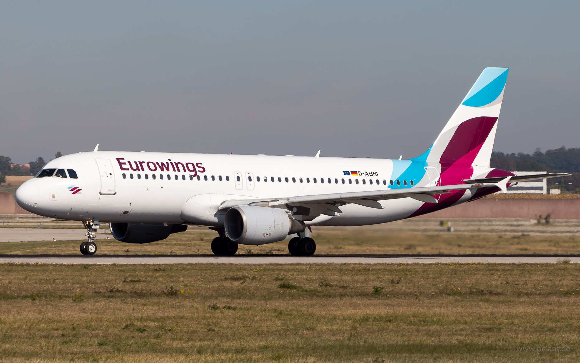 D-ABNI Eurowings Airbus A320-214 in Stuttgart / STR