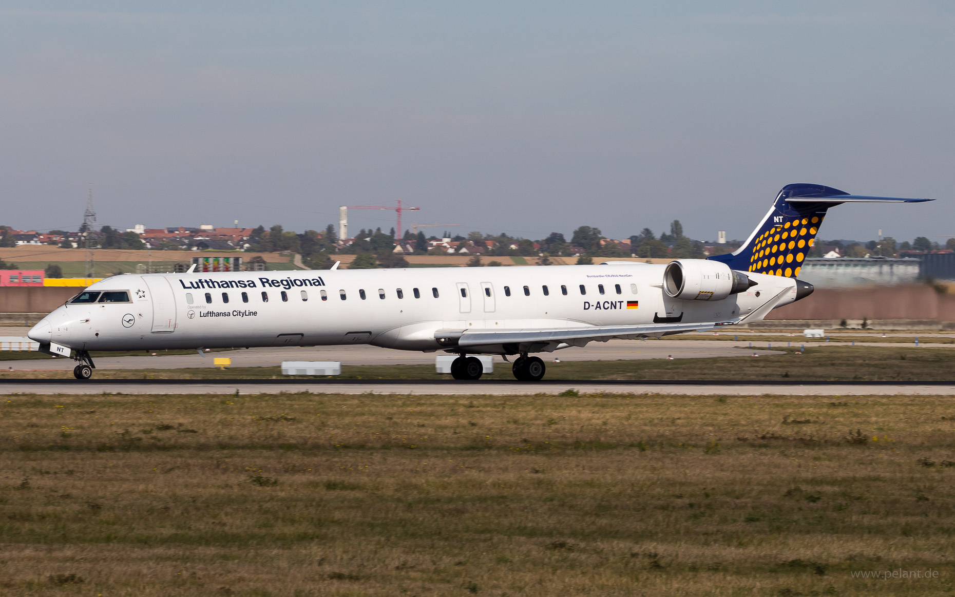 D-ACNT Lufthansa CityLine Bombardier CRJ900 in Stuttgart / STR