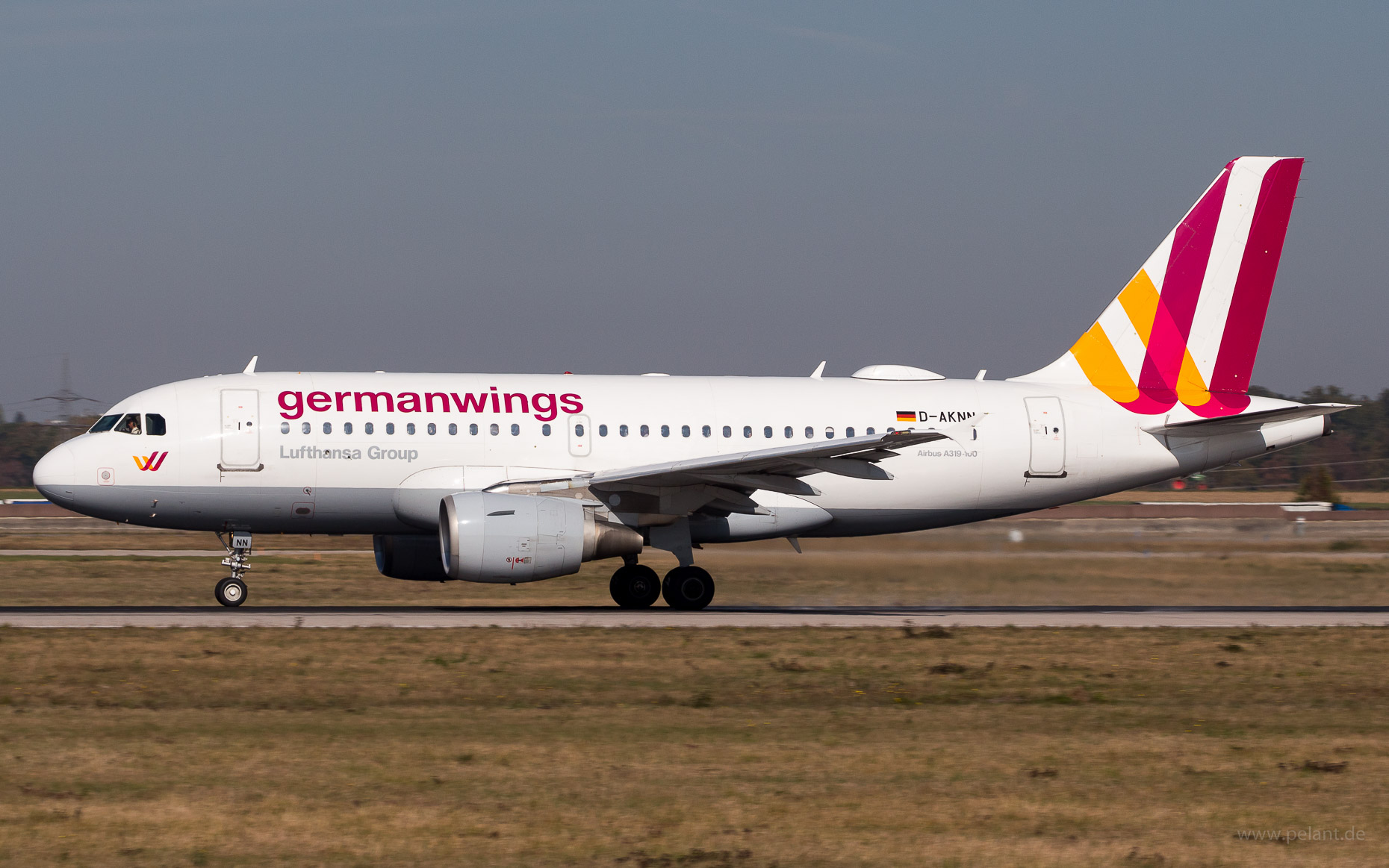 D-AKNN Germanwings Airbus A319-112 in Stuttgart / STR