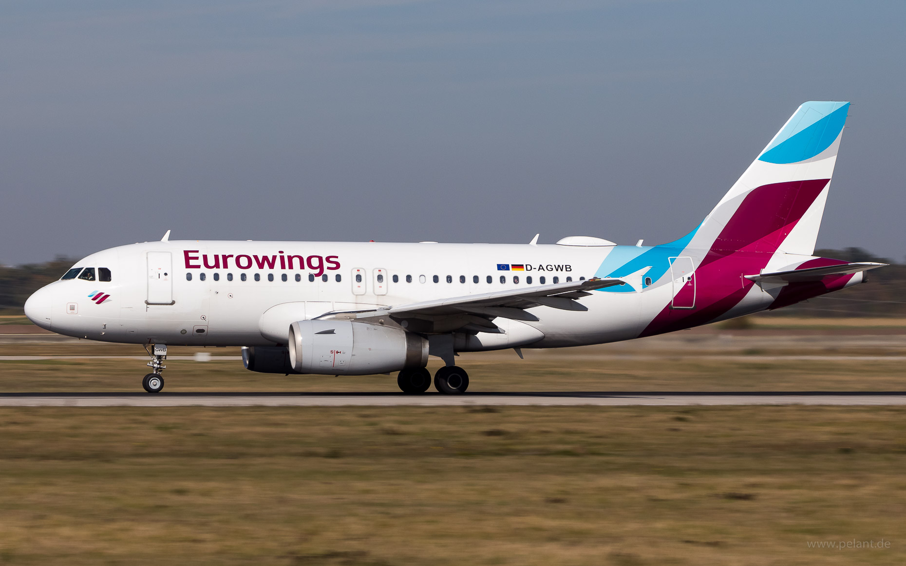 D-AGWB Eurowings Airbus A319-132 in Stuttgart / STR
