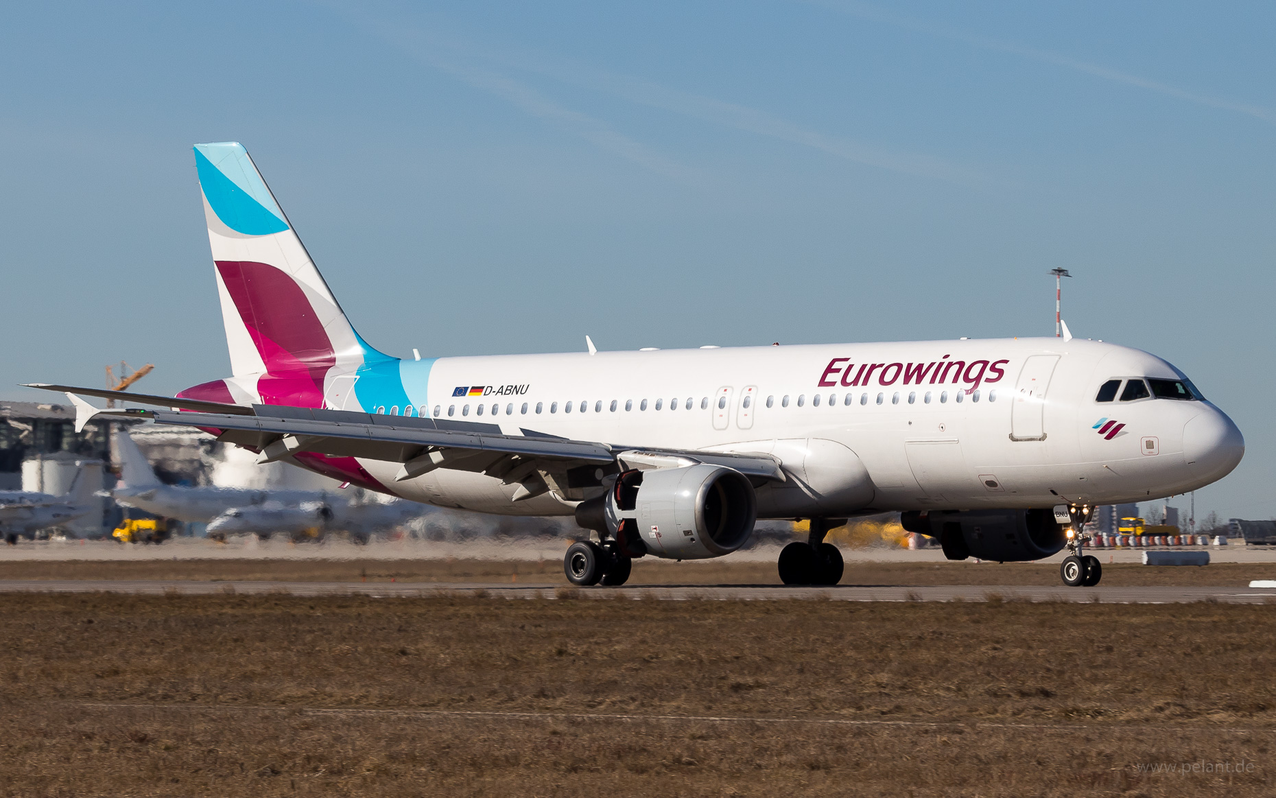 D-ABNU Eurowings Airbus A320-214 in Stuttgart / STR