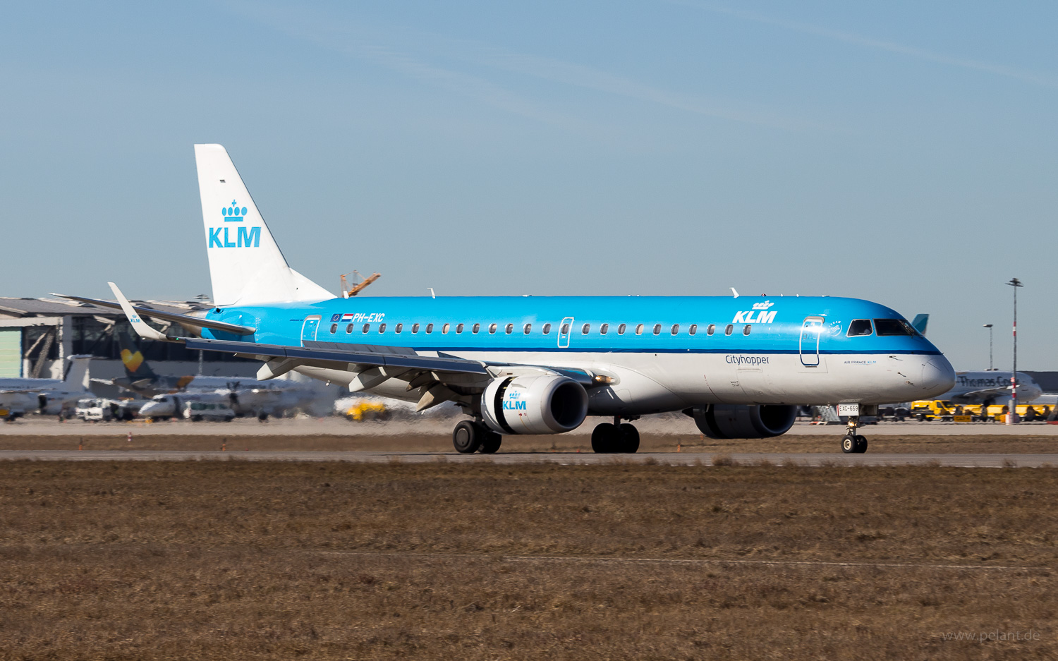 PH-EXC KLM cityhopper Embraer ERJ-190STD in Stuttgart / STR